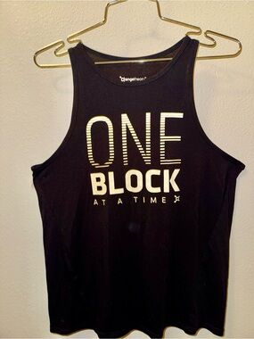 Orangetheory 2 (med) Black Tanks with White Front Print and 1 (lg) Dri-Fit Tee